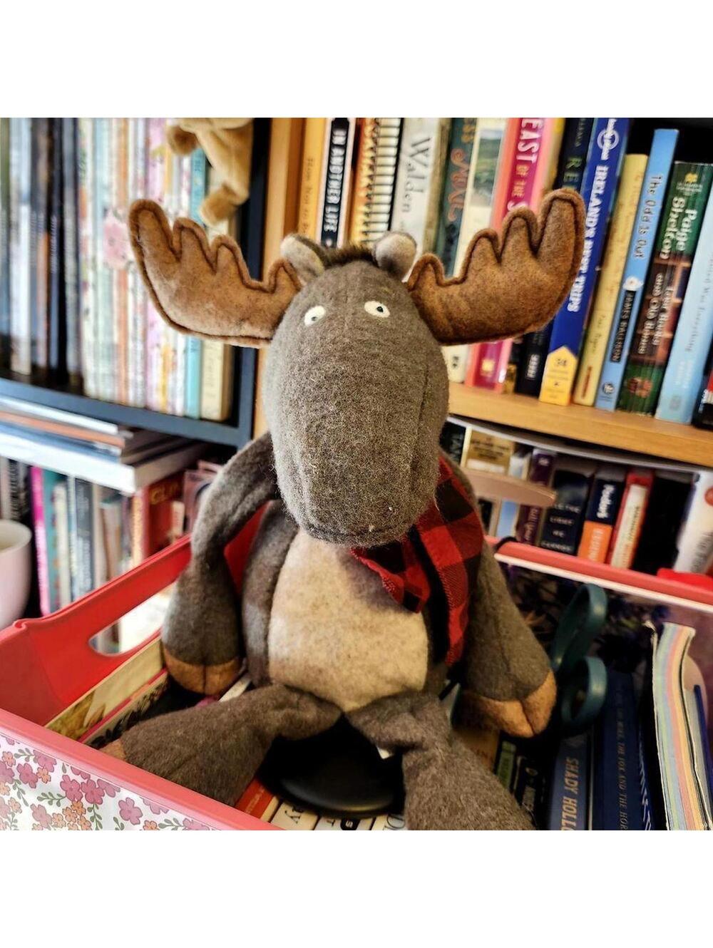 Vintage Hallmark Broose the Moose 16" Stuffed Plush Rodney Reindeer Cousin